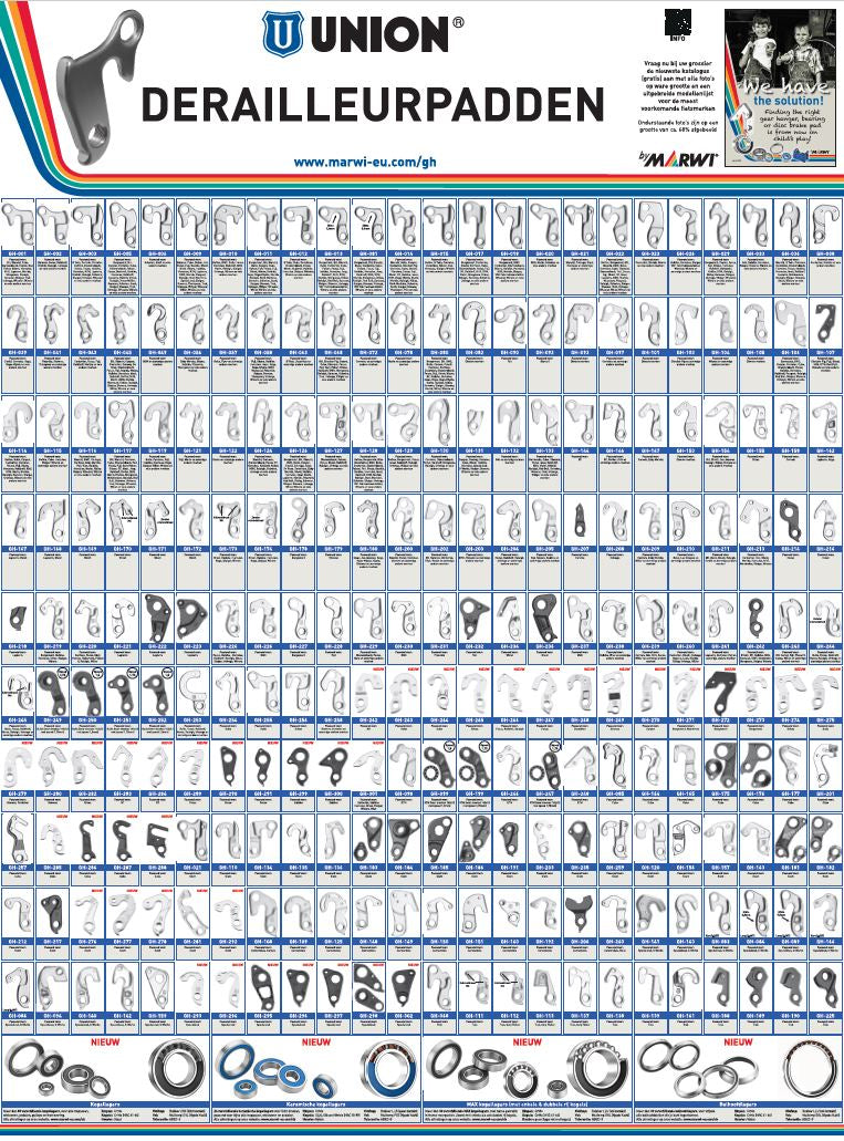 Marwi product poster Derailleurpadden NL