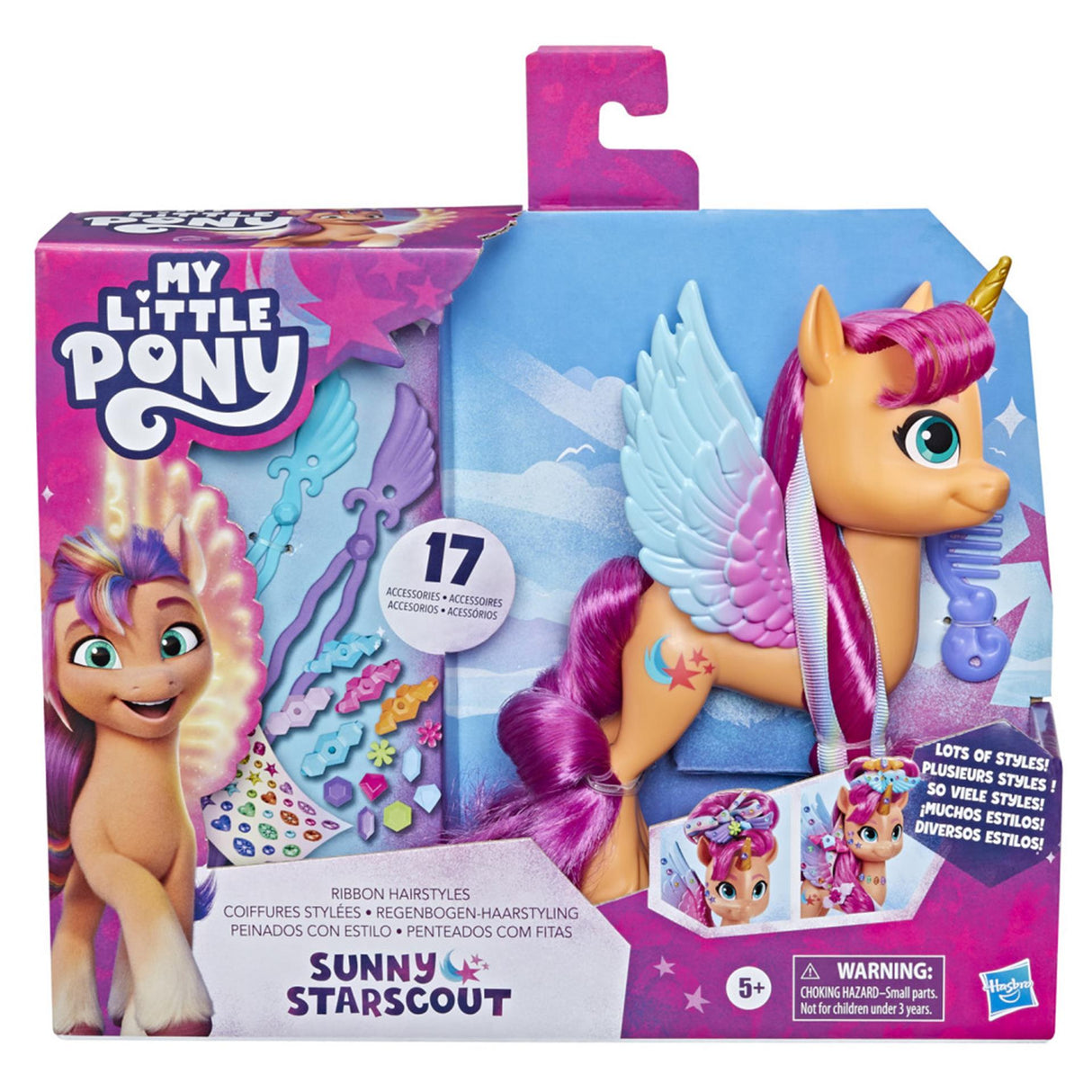 My little pony hasbro mlp sunny starscout's mooie manen