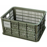Basil Fietskrat S - pequeno - 17,5 litros - verde
