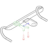 Jrc - nosilec za krmilo Garmin nosilec za računalnik pod palico Cannondale črna