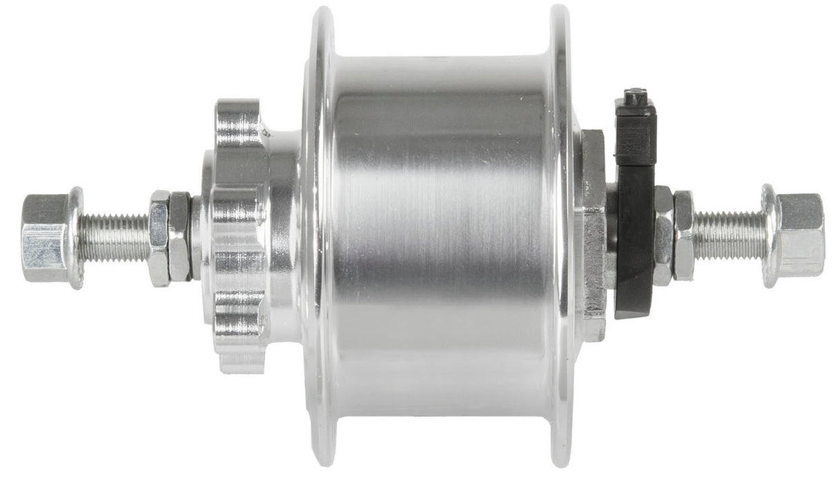 MSG Fore hub hub dynamo 36G Disc Shimano Comp Fixed axle Silver