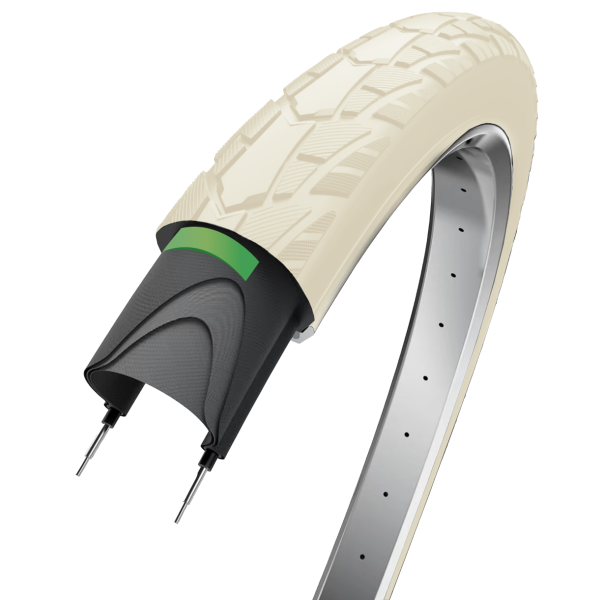 Pneu Edge Performance Protect 28 x 1,75 47-622 - couleur crème avec reflet