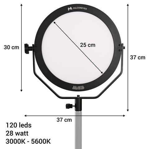 Falcon Eyes Bi-Color LED Lamp Sophiez SO-218TD on 230V