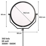Falcon Eyes Bi-Color LED Lamp Sophiez SO-68TD on 230V