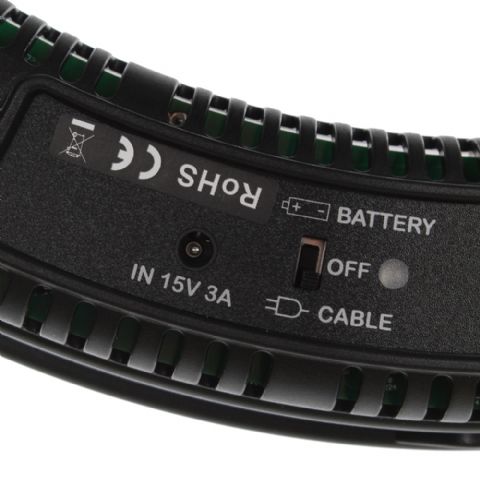Falcon Aen bi-Faarf LED Ring Lampe dimmable DVR-512DVC op 23.0v