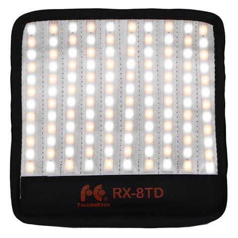 Falcon Eyes Flexibilní dvoubarevný LED panel RX-8TD vč. Baterie a softbox