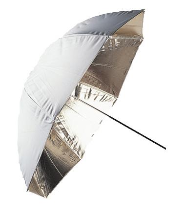 Falcon Eyes Flitsparaplu UR-48G Gold blanc 122 cm