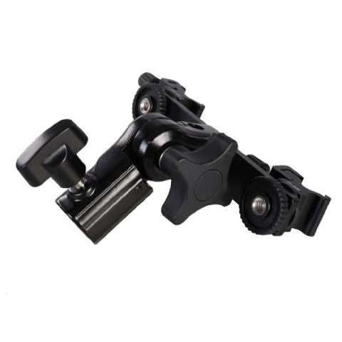 Falcon Eyes Twin Mount Bracket Inclinant + 2 x Flash Shoe CLD-14A