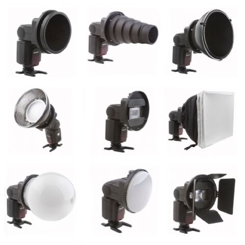 Falcon Eyes Universal Speedlite Kamera Flash Strobist Set SGA-K9