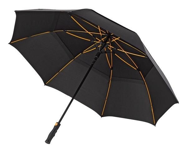 Falcone GolfParaplu vindtæt 130 cm polyester sort