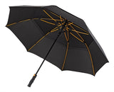 Falcone GolfParaplu vindtæt 130 cm polyester sort