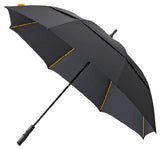 Falcone GolfParaplu vindtæt 130 cm polyester sort