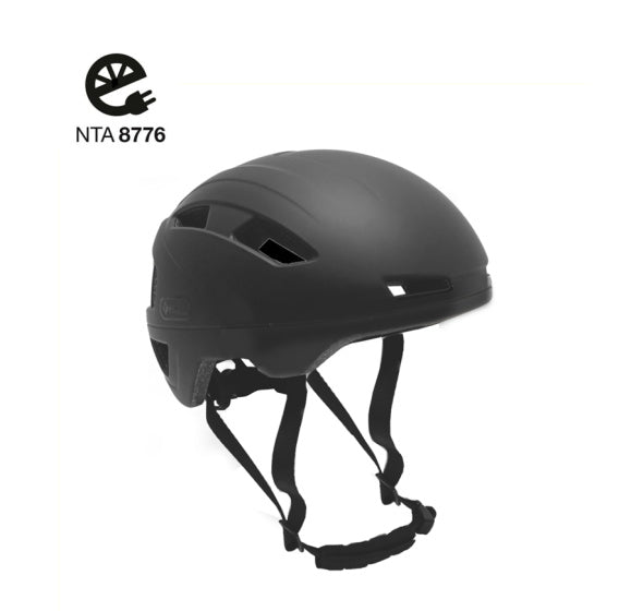 Helm 55-58 cm unisex mattschwarz Größe m