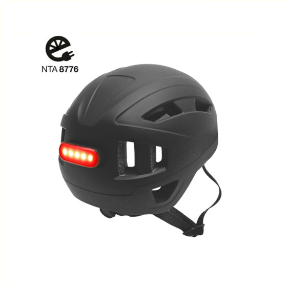 Helm 55-58 cm unisex mattschwarz Größe m