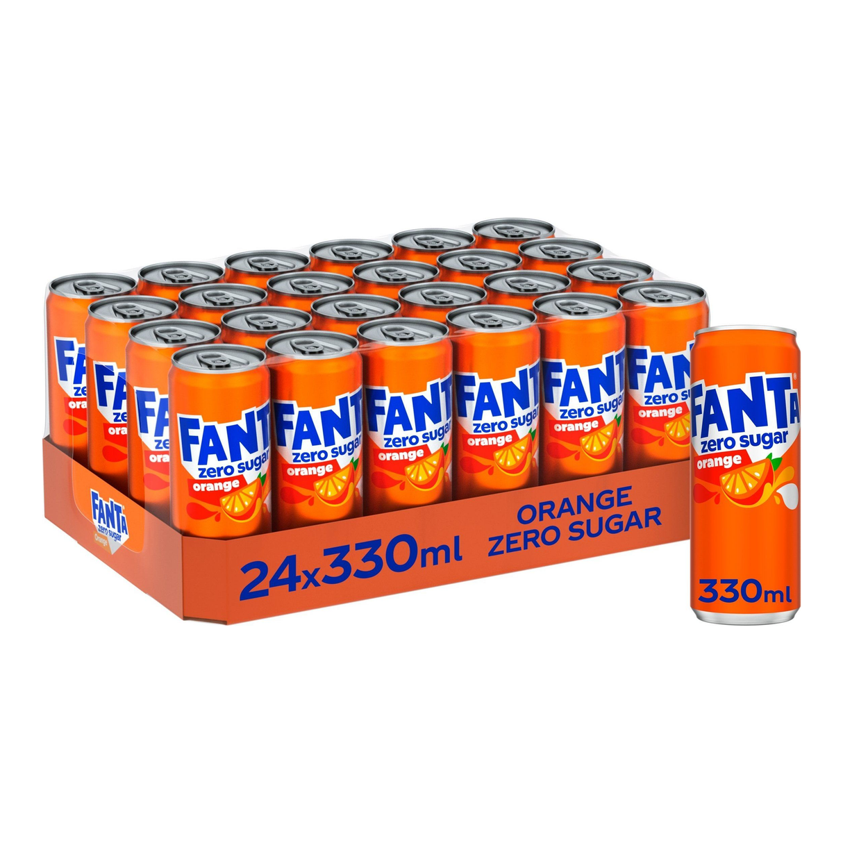 Fanta Zero Orange Can (24x 33cl)