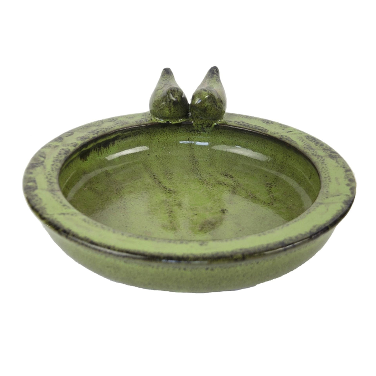Best for Birds Bird Bath Around Ceramics Green