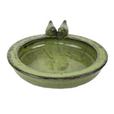 Best for Birds Bird Bath Around Ceramics Green