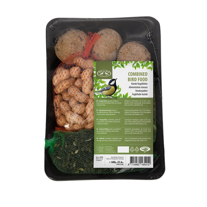 Melhor para os pássaros Pacote de alimentação de inverno de 7 peças