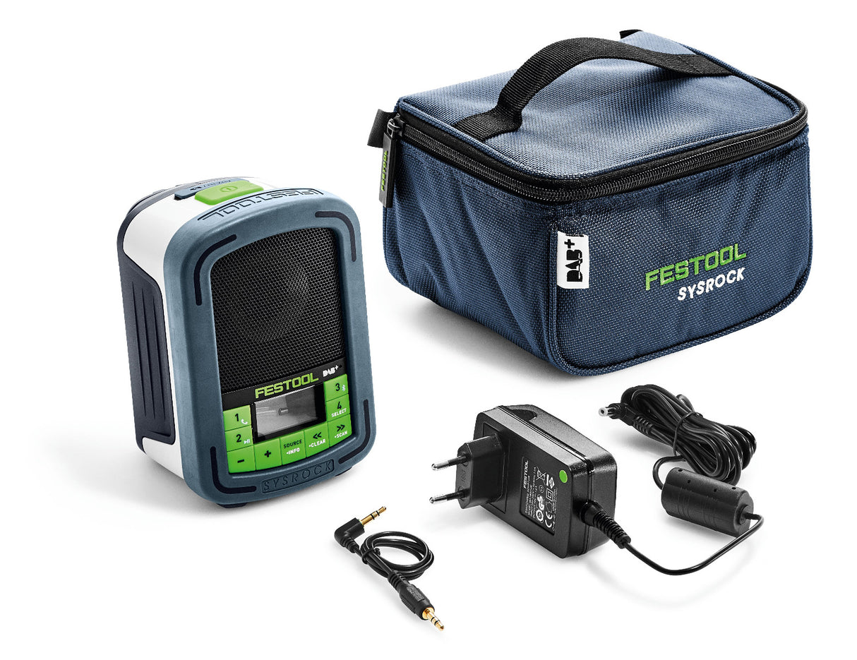 Festool br 10 dab+ radio digitale da cantiere ideale per il cantiere - 202111