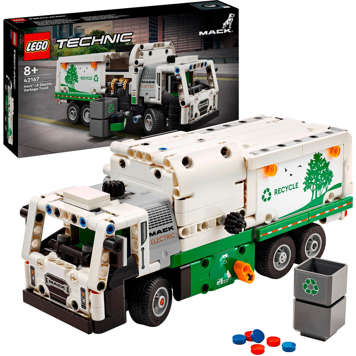 Lego Lego Technik 42167 Mack LR Elektresch Dreckskëscht