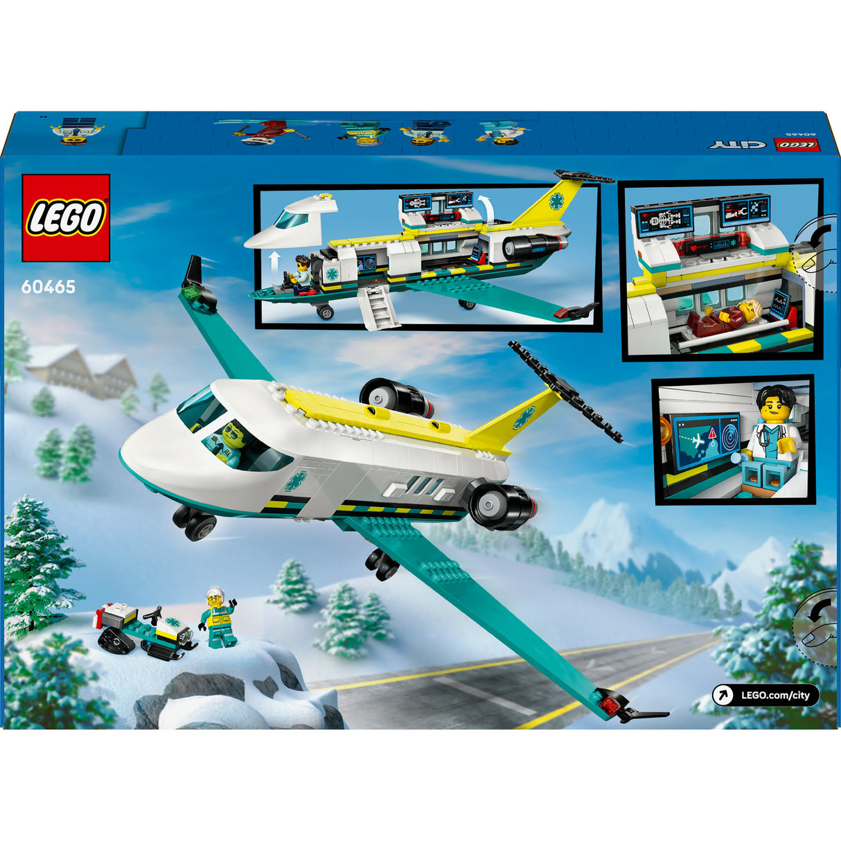 Eitleán otharchairr feithiclí móra na cathrach Lego 60465