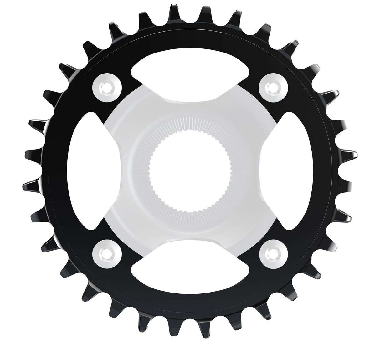 Shimano steps cr-em800 chainring without 4-arm spider