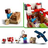 Lego minecraft 21270 the mooshroom house