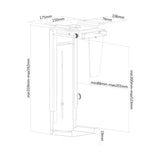 Neomounts PC desk mount nm-cpu100black holder (black)