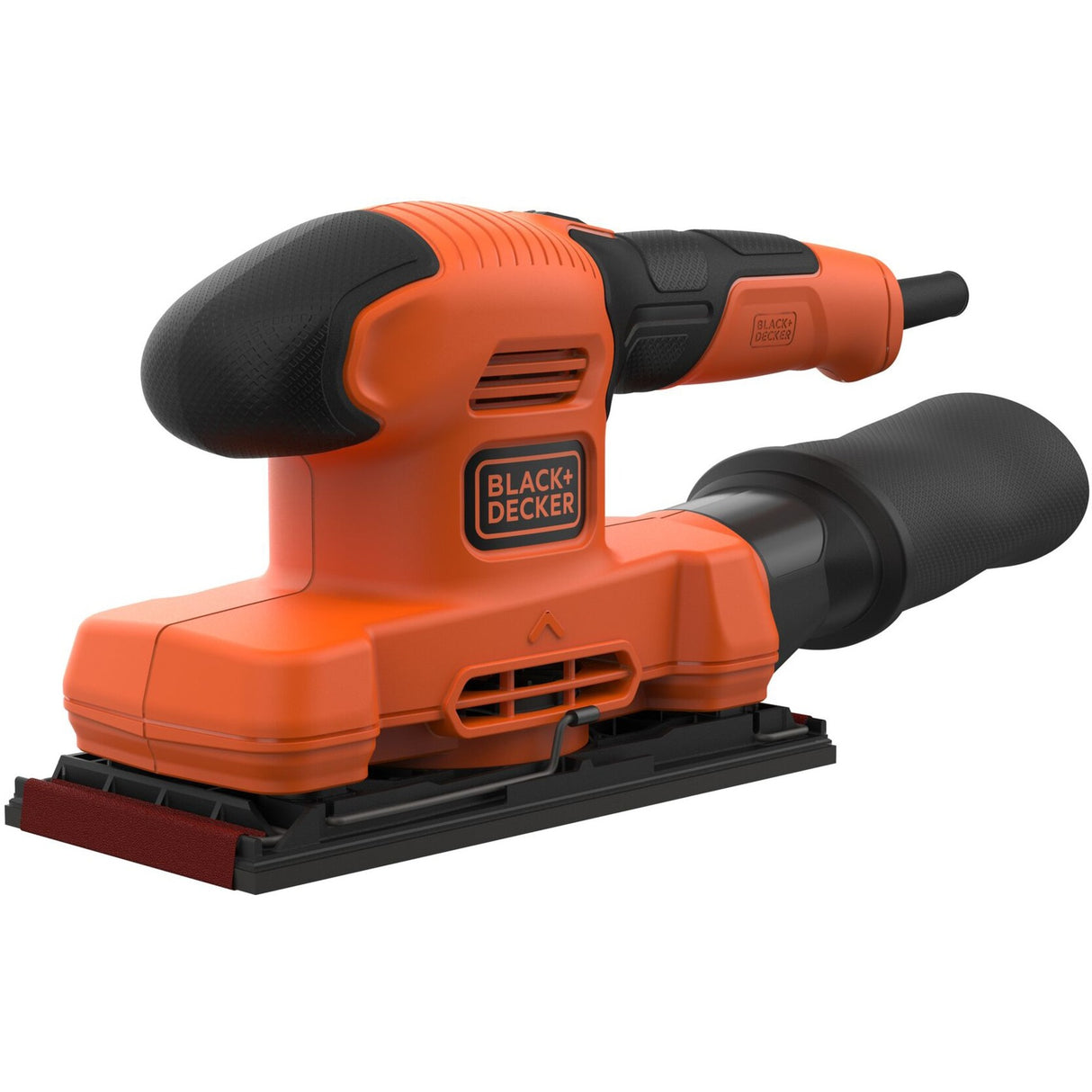Black+decker 150w 1 3 sheet orbital sander bew220-qs (orange black)