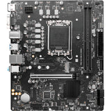 Msi Pro H610M-E DDR4 Socket 1700 Motherboard (black, GB-LAN, sound, µATX)