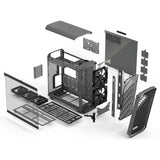 Fractal Design Torrent Gray TG Light Tint Midi Tower Case (Gray | 2x USB-A | 1x USB-C | Tempered Glass)