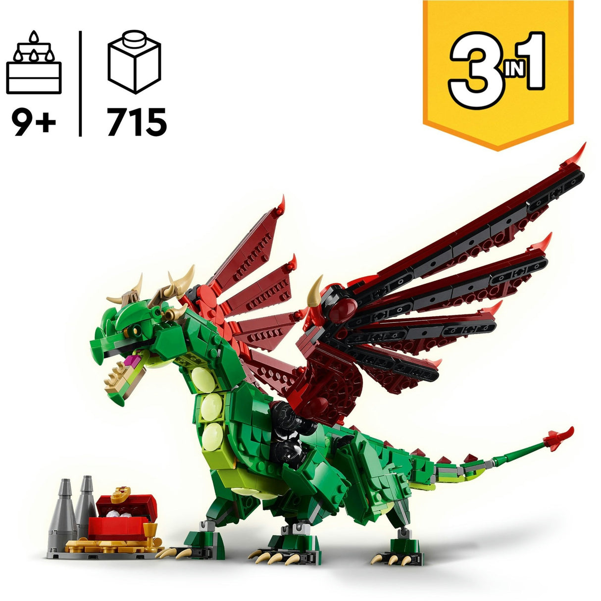 Lego creator 31161 srednjeveški zmaj
