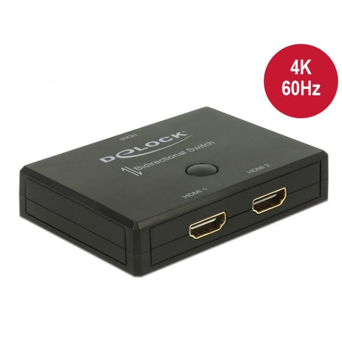 Delock HDMI 2 1 przełącznik dwukierunkowy 4K 60 Hz
