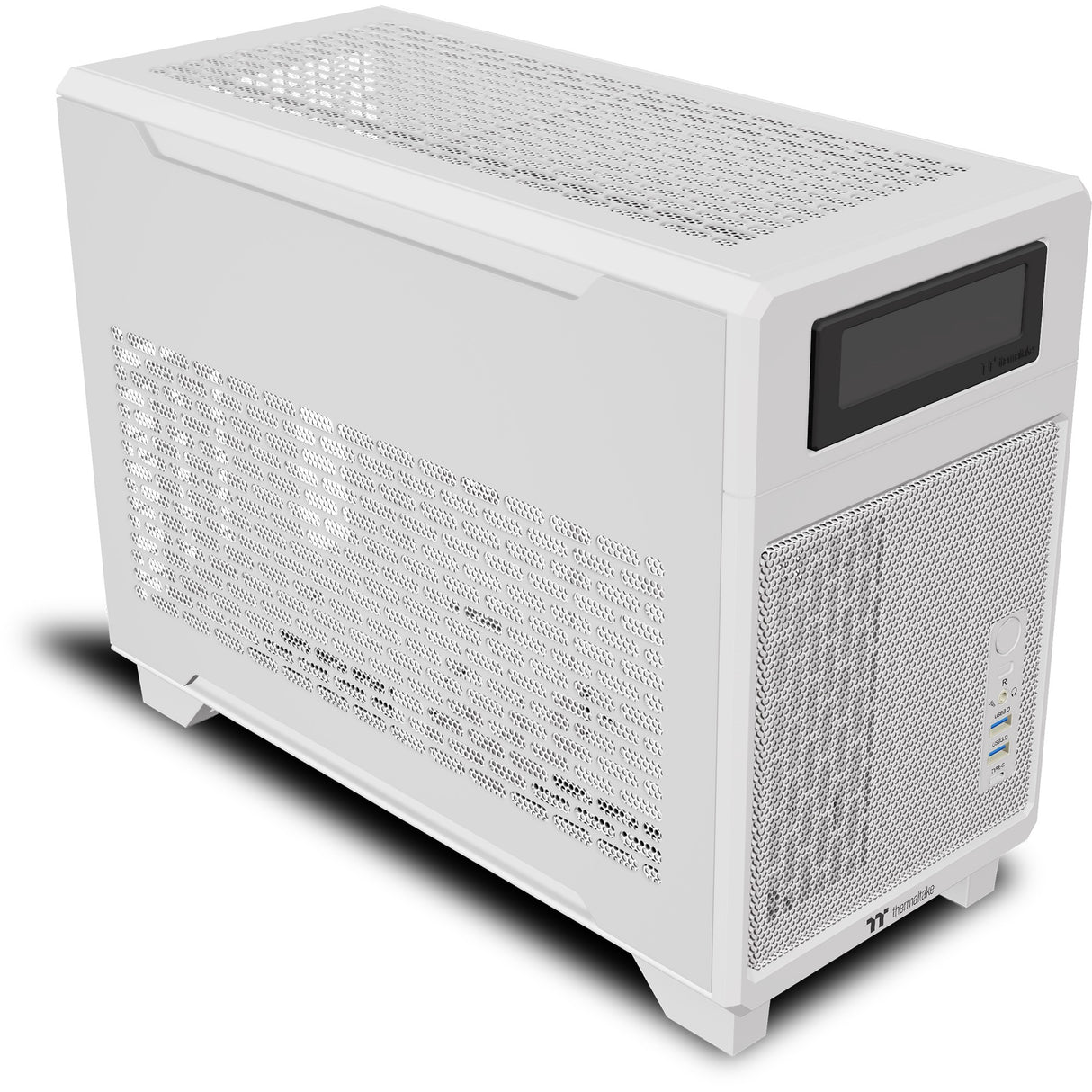 Thermaltake TR100 Snow Mini Tower Case (White | 2x USB-A | 1x USB-C)