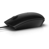 Dell Optical Mouse - MS116 (Black, 1000 DPI)