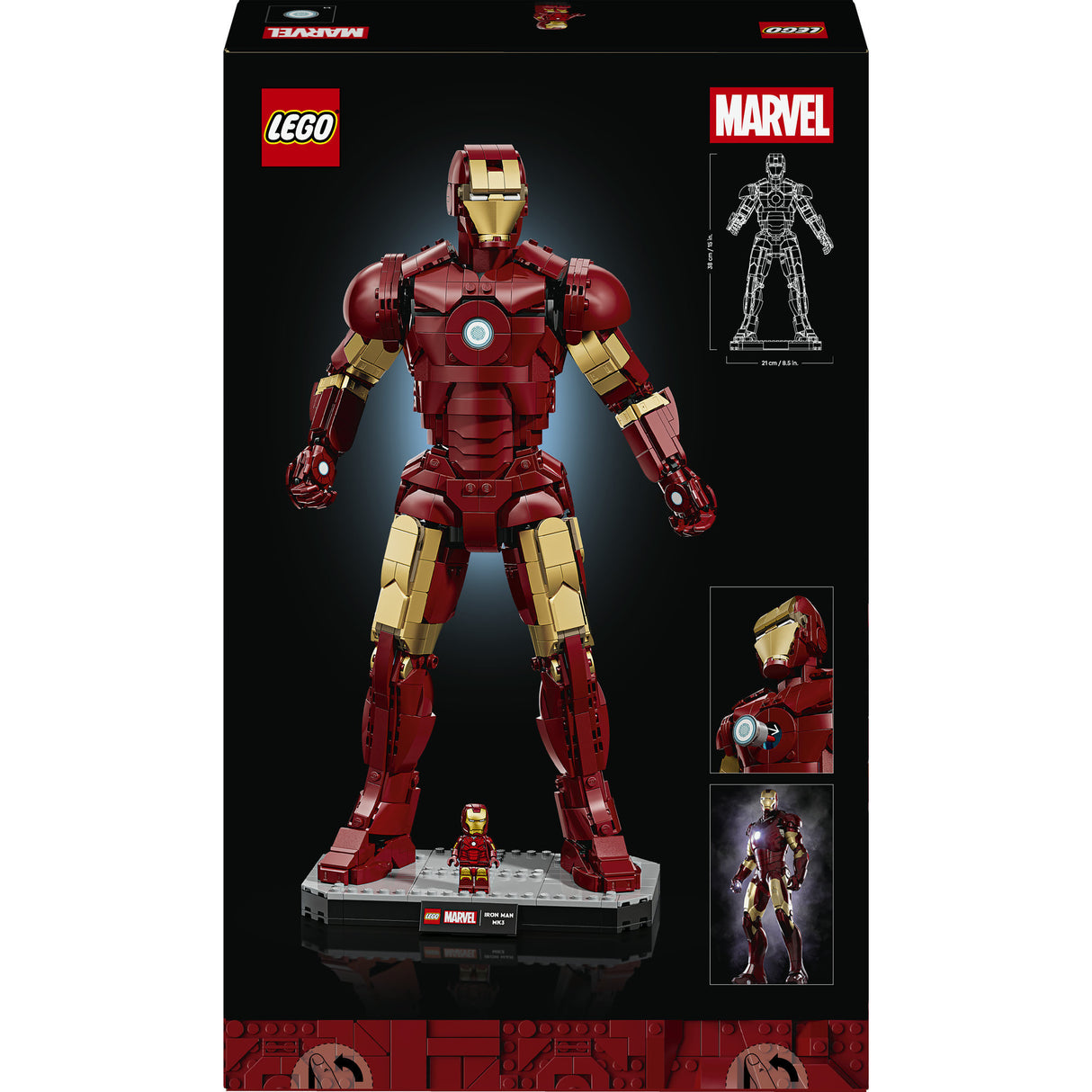 Lego super heroes 76344 marvel iron man mark 3 collector's edition