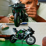 LEGO Technic 42170 Kawasaki Ninja H2R Silnik