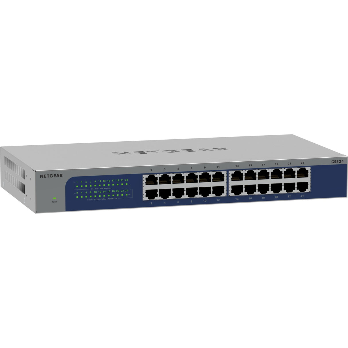 Netgear gs524 24-Port Gigabit Ethernet onmanéiert Schalter