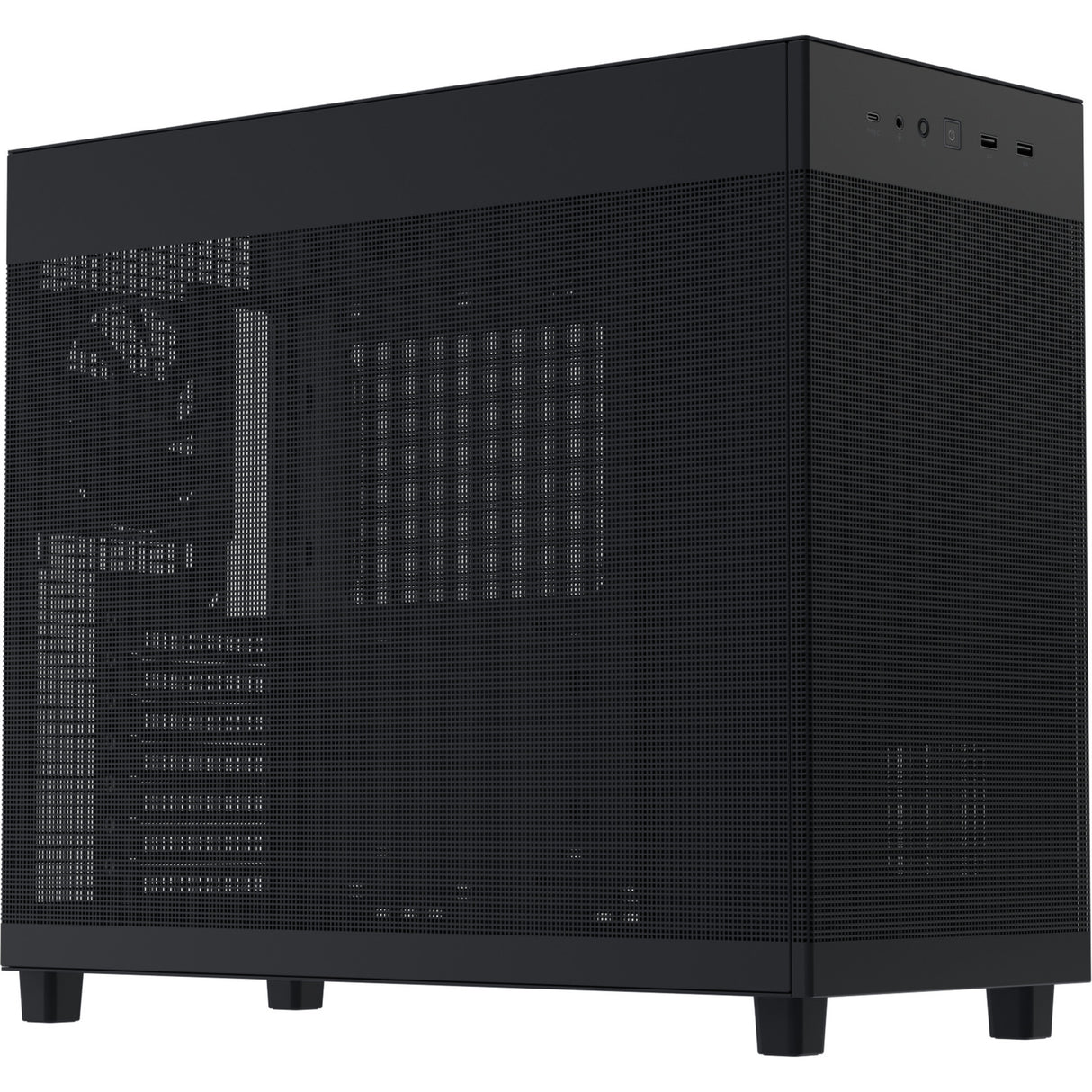Asus Prime AP201 - Mesh Panel Micro-ATX Case (Black | 2x USB-A | 1x USB-C)