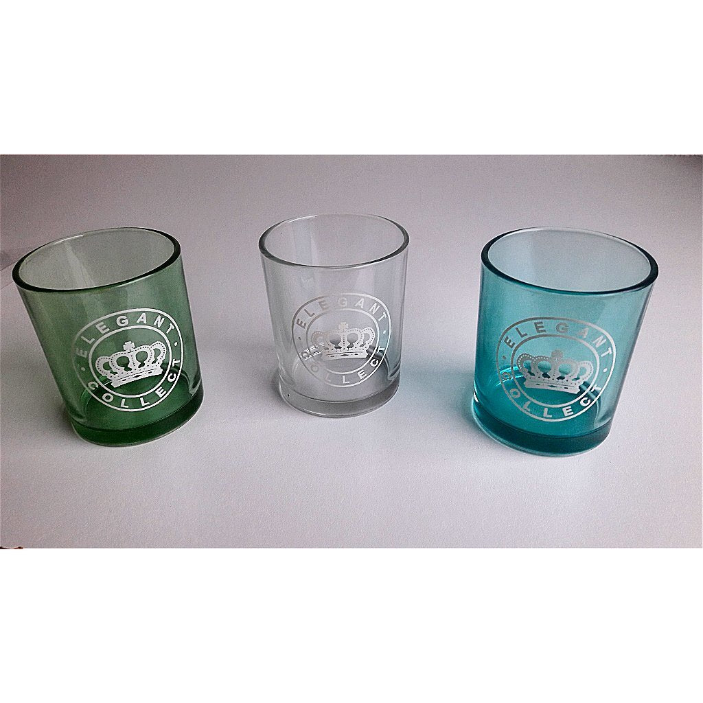 Cosy@home elegant collectible glass tea light holder 3 pieces