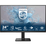 Monatóir Philips 24e2n1100lb 23.8 (dubh, hdmi, vga)