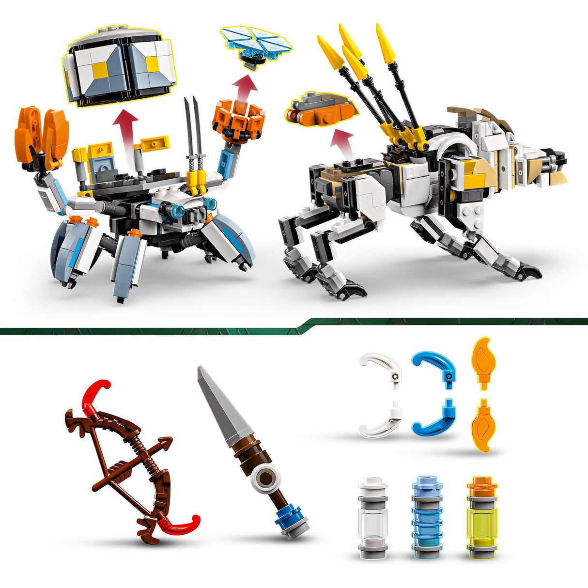 Lego Horizont 77037 Aloy an Varl vs Shell Walker an sawtooth