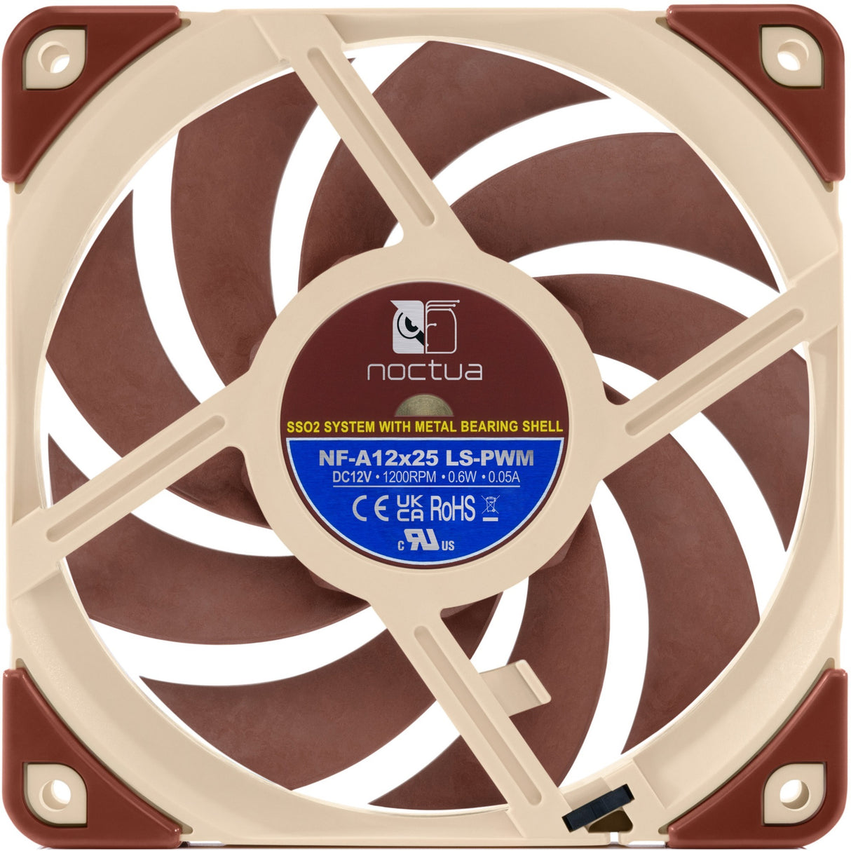 Noctua NF-A12x25 LS-PWM case fan (120 x 120 x 25 mm)