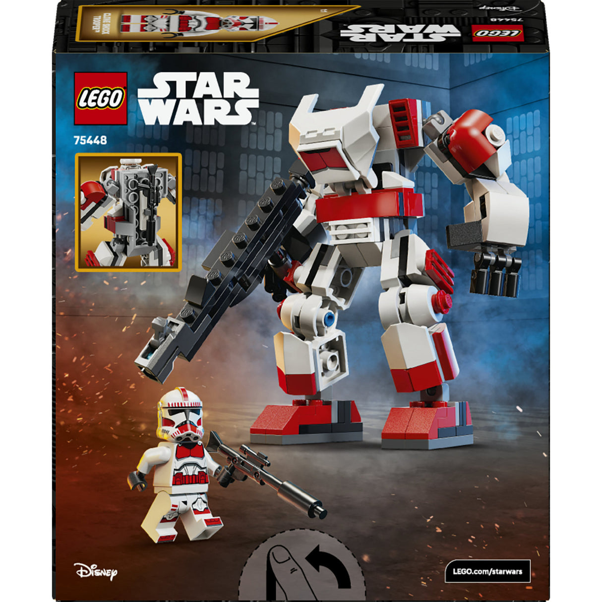 Lego Star Wars TM 75448 Clone Choque Trooper Mech | 2 peças
