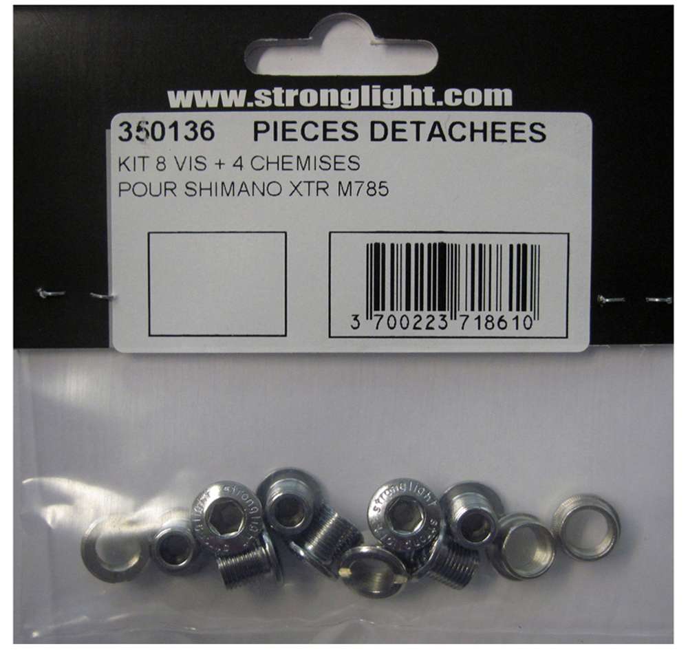 Stronglight chainring bolts for shimano cranks