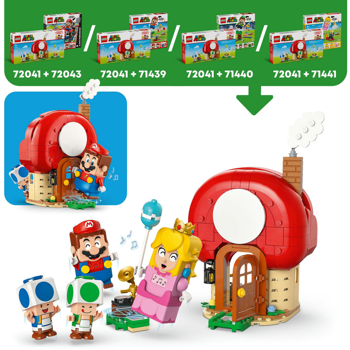 Lego super mario 72041 domáca párty s ropuchami