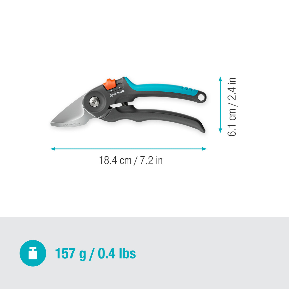 Gardena pruning shears supercut fresh wood