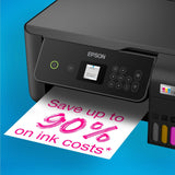 Epson EcoTank ET-2871 A4 Multifunction Wi-Fi Printer with Ink Tank All-in-One Inkjet Printer (Black, Scan, Copy, Wi-Fi, Includes up to 3 Years of Ink)