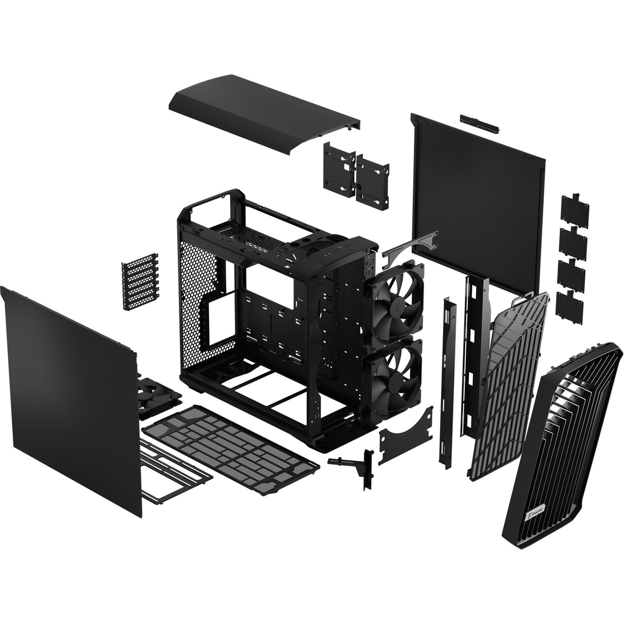 Fractal Design torrent noir solide
