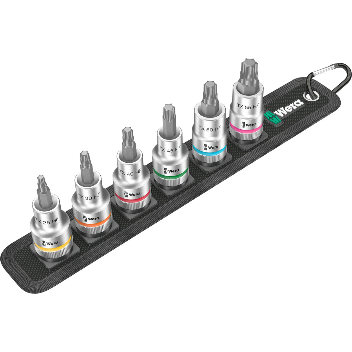 Wera belt c 3 zyklop socket set, 1 2 socket wrench (black, 6-piece, with holding function)